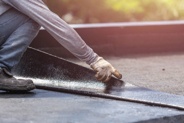 Professional Waterproofing technician working in Grafton, WI